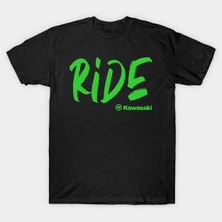 Ride Kawasaki Motorcycles Tee T-Shirt